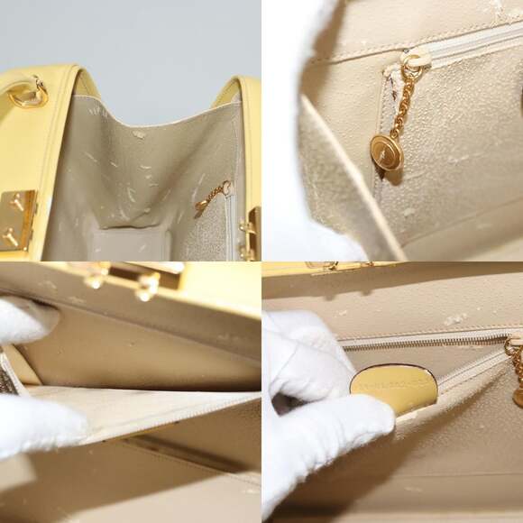 GUCCI Handbag Leather Yellow Gold - Picture 12 of 13